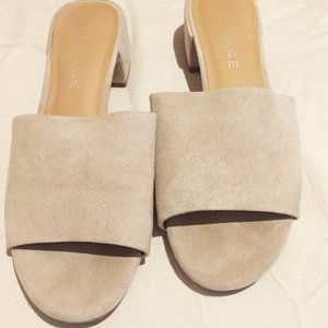 Rampage Womens Mules Sandals Beige Size 6